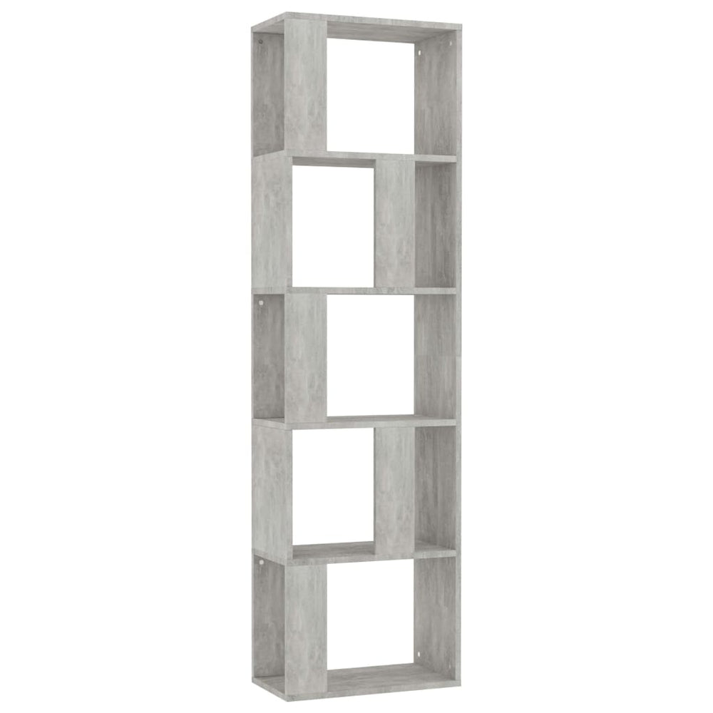 Betongraues Bücherregal/Raumteiler 159cm