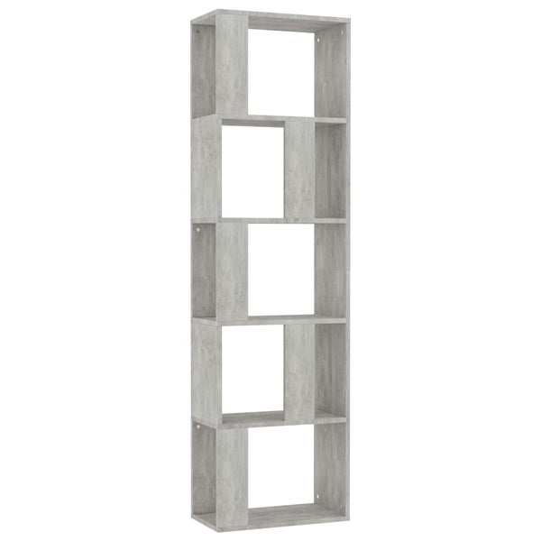 Betongraues Bücherregal/Raumteiler 159cm