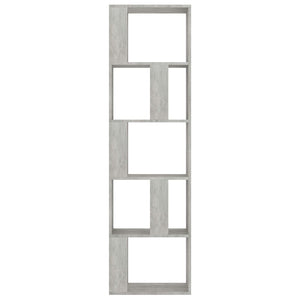 Betongraues Bücherregal/Raumteiler 159cm