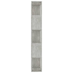 Betongraues Bücherregal/Raumteiler 159cm