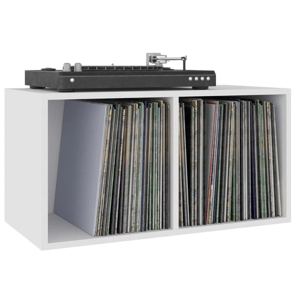 Schallplatten Aufbewahrungsbox Weiß
