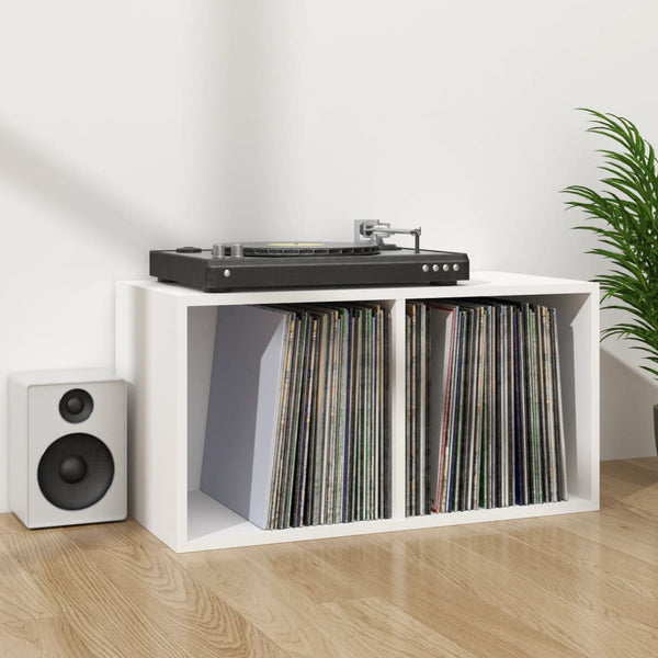 Schallplatten Aufbewahrungsbox Weiß