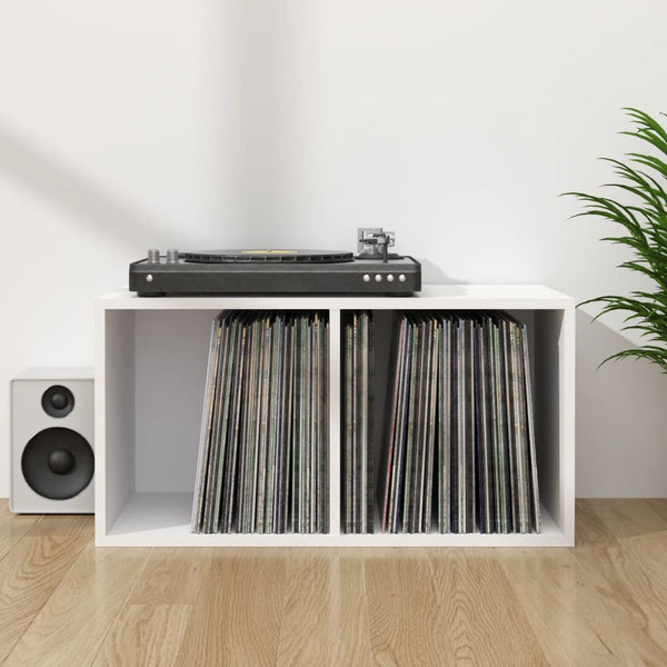 Schallplatten Aufbewahrungsbox Weiß