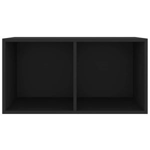 Schallplatten Aufbewahrungsbox Schwarz