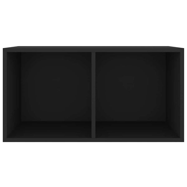 Schallplatten Aufbewahrungsbox Schwarz