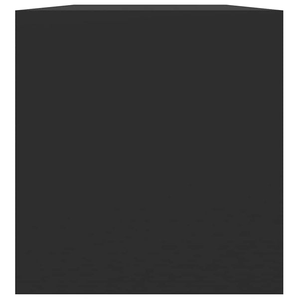 Schallplatten Aufbewahrungsbox Schwarz
