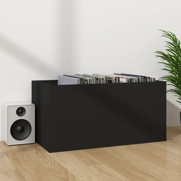 Schallplatten Aufbewahrungsbox Schwarz