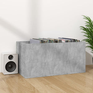 Schallplatten Aufbewahrungsbox Betongrau