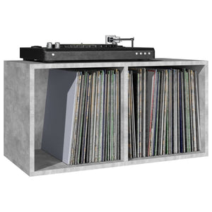 Schallplatten Aufbewahrungsbox Betongrau