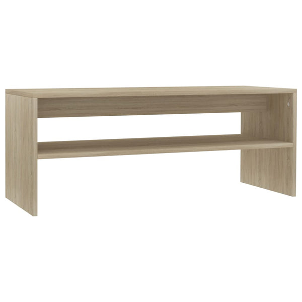 Sonoma Eiche Couchtisch 100x40 cm