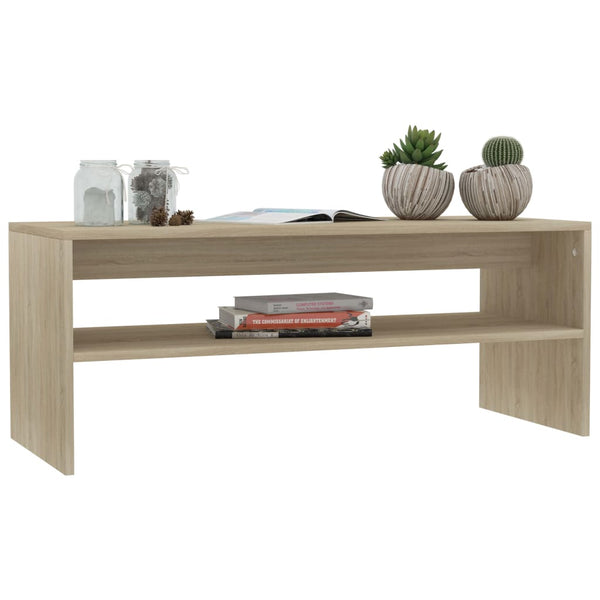 Sonoma Eiche Couchtisch 100x40 cm