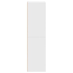 vidaXL Bibliothèque/meuble TV Blanc 36x30x114 cm Bois d'ingénierie