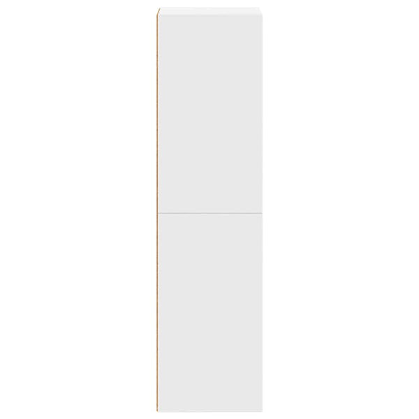 vidaXL Bibliothèque/meuble TV Blanc 36x30x114 cm Bois d'ingénierie