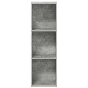 vidaXL Bibliothèque/Meuble TV Gris béton 36x30x114 cm Bois d'ingénierie