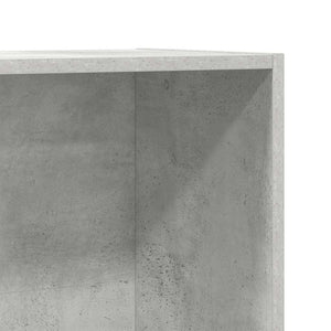 vidaXL Bibliothèque/Meuble TV Gris béton 36x30x114 cm Bois d'ingénierie