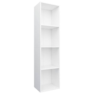 Weißes Bücherregal/TV-Schrank 36x30x143 cm