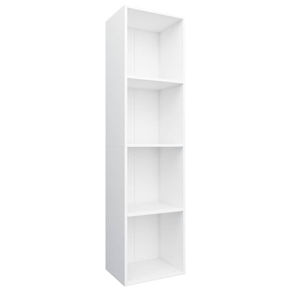 Weißes Bücherregal/TV-Schrank 36x30x143 cm