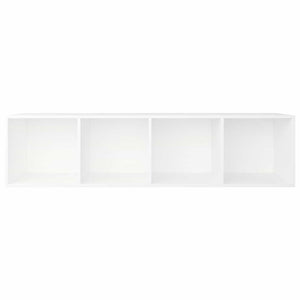Weißes Bücherregal/TV-Schrank 36x30x143 cm