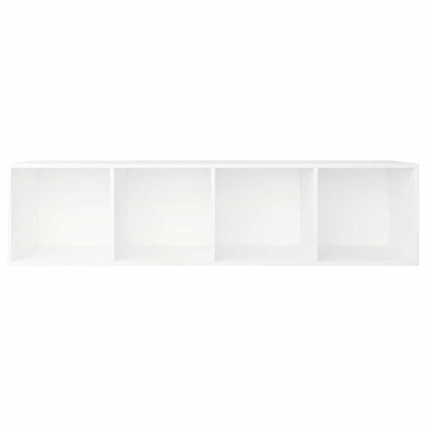 Weißes Bücherregal/TV-Schrank 36x30x143 cm