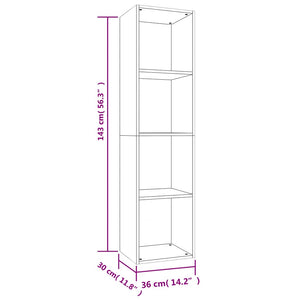 Sonoma Eiche Bücherregal / TV-Schrank
