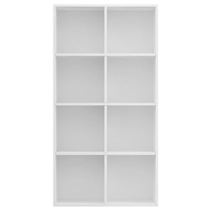 Weißes Bücherregal/Sideboard 66x30x130 cm