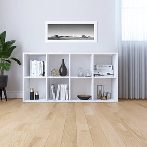 Weißes Bücherregal/Sideboard 66x30x130 cm