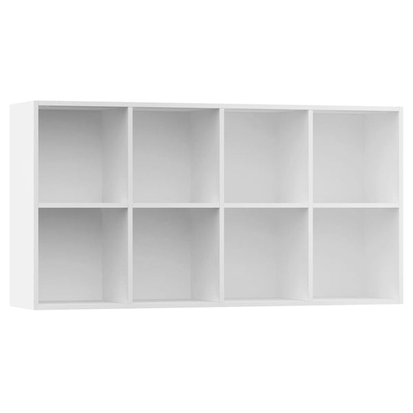 Weißes Bücherregal/Sideboard 66x30x130 cm