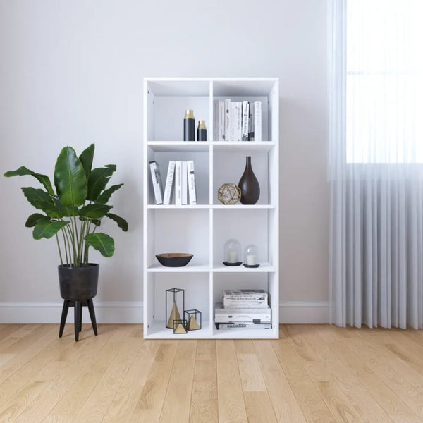 Weißes Bücherregal/Sideboard 66x30x130 cm