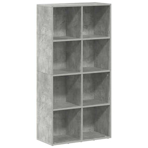 Betongraues Bücherregal/Sideboard 66x30x130cm