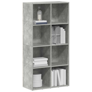 Betongraues Bücherregal/Sideboard 66x30x130cm