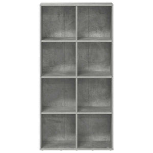 Betongraues Bücherregal/Sideboard 66x30x130cm