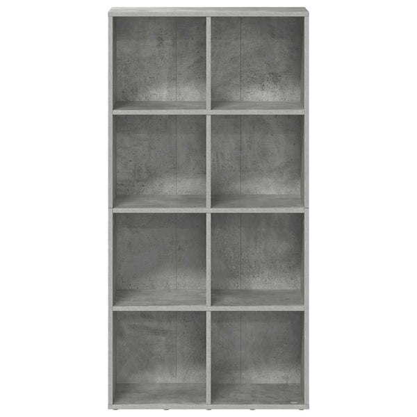 Betongraues Bücherregal/Sideboard 66x30x130cm