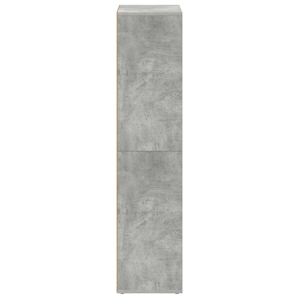 Betongraues Bücherregal/Sideboard 66x30x130cm