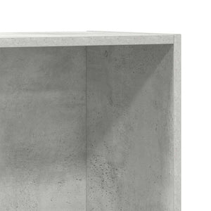 Betongraues Bücherregal/Sideboard 66x30x130cm