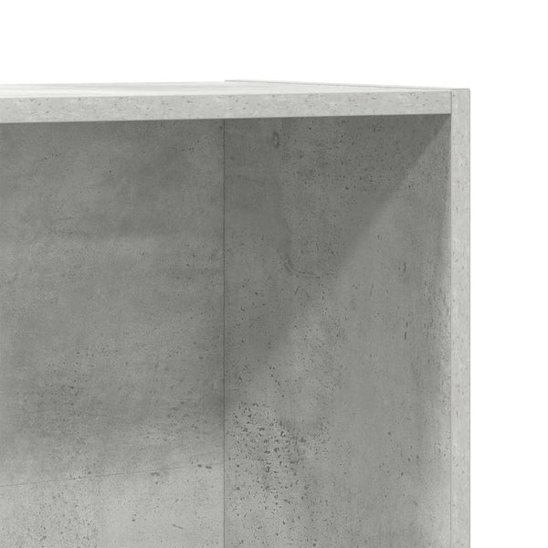 Betongraues Bücherregal/Sideboard 66x30x130cm