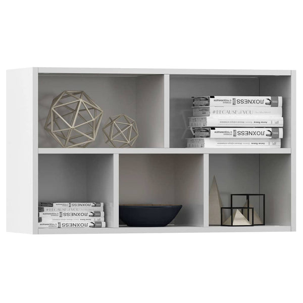 Weißes Bücherregal/Sideboard 50x25x80 cm
