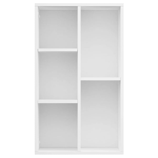 Weißes Bücherregal/Sideboard 50x25x80 cm