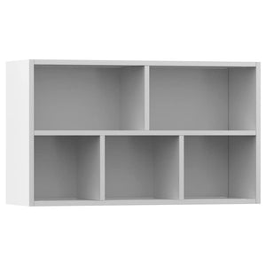 Weißes Bücherregal/Sideboard 50x25x80 cm