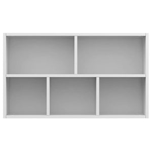 Weißes Bücherregal/Sideboard 50x25x80 cm