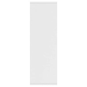 Weißes Bücherregal/Sideboard 50x25x80 cm