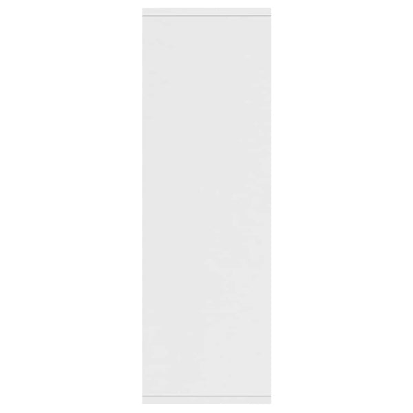 Weißes Bücherregal/Sideboard 50x25x80 cm