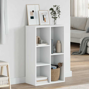 Weißes Bücherregal/Sideboard 50x25x80 cm