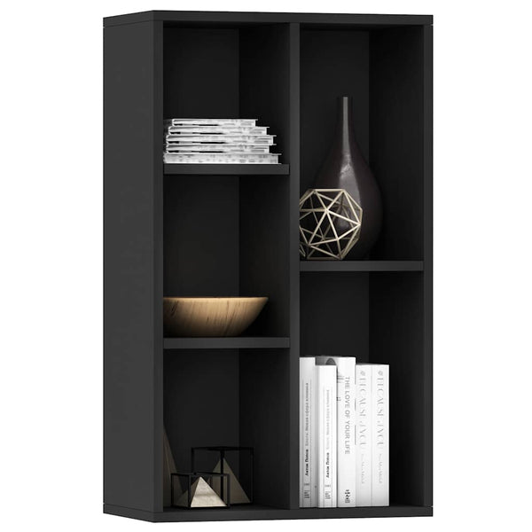 Schwarzes Bücherregal/Sideboard 50x80 cm