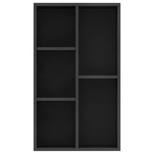 Schwarzes Bücherregal/Sideboard 50x80 cm
