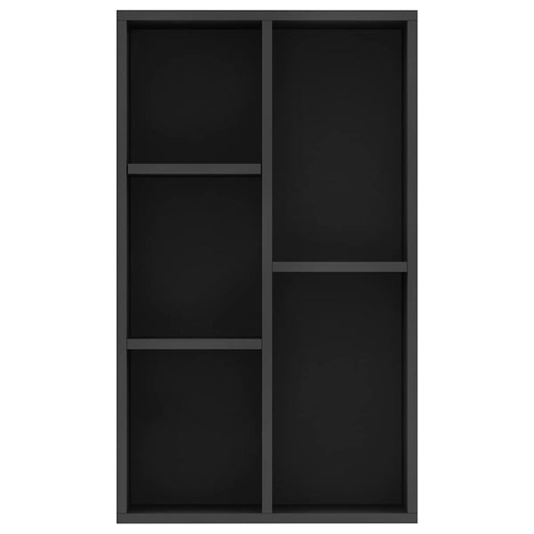 Schwarzes Bücherregal/Sideboard 50x80 cm