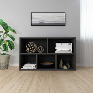 Schwarzes Bücherregal/Sideboard 50x80 cm