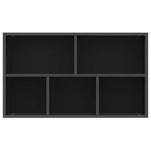 Schwarzes Bücherregal/Sideboard 50x80 cm