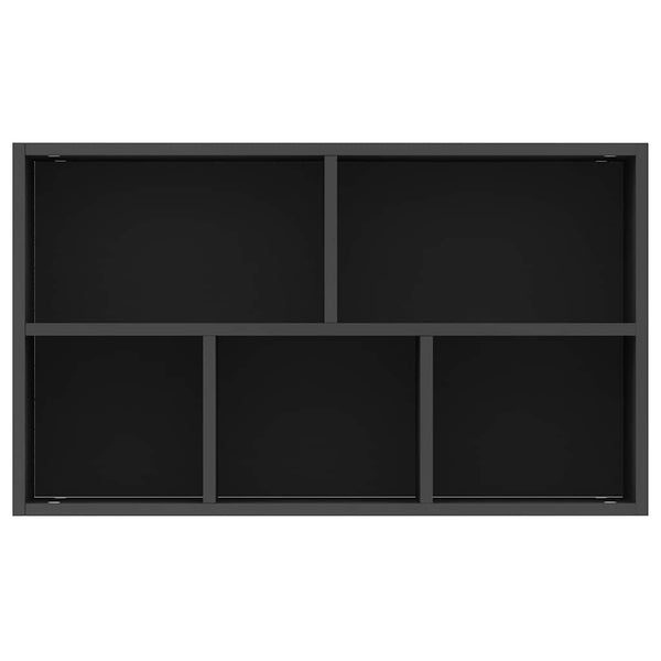 Schwarzes Bücherregal/Sideboard 50x80 cm
