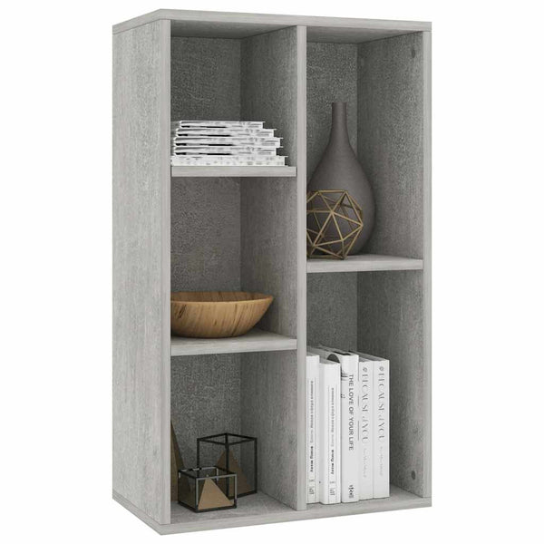 Betongraues Bücherregal/Sideboard 50x80 cm