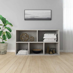 Betongraues Bücherregal/Sideboard 50x80 cm